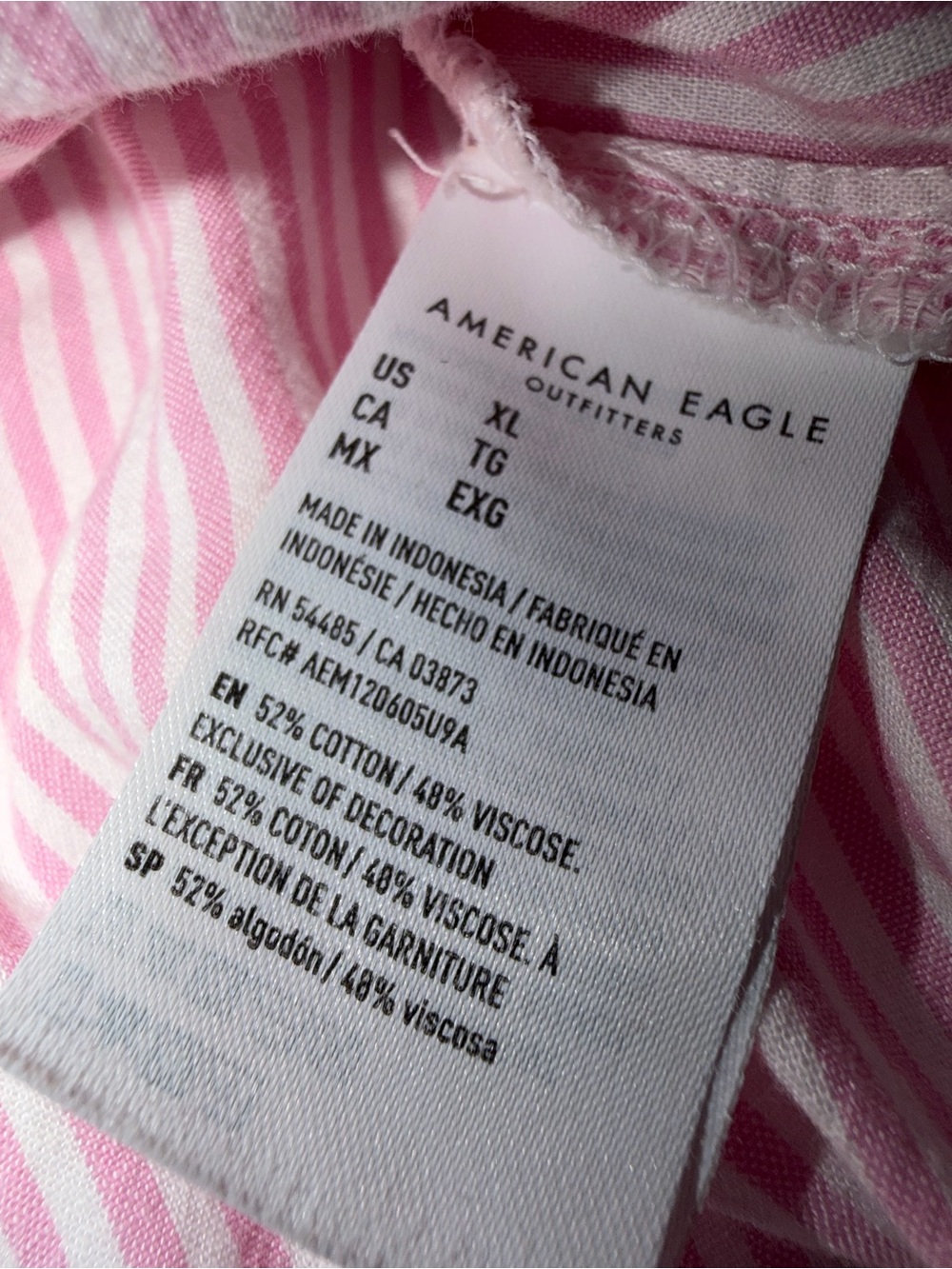 American Eagle oversized button down top - Picture 4 of 6